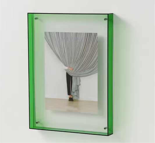 Cadre Photo en Acrylique Vert