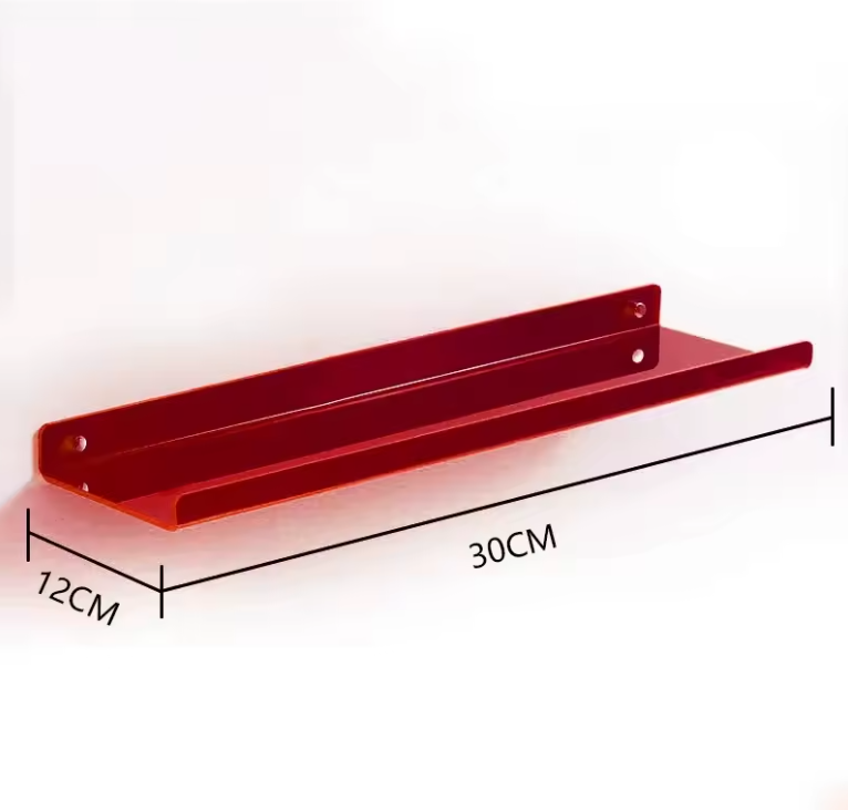 Etagère en Acrylique Rouge