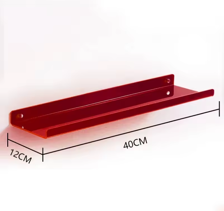 Etagère en Acrylique Rouge