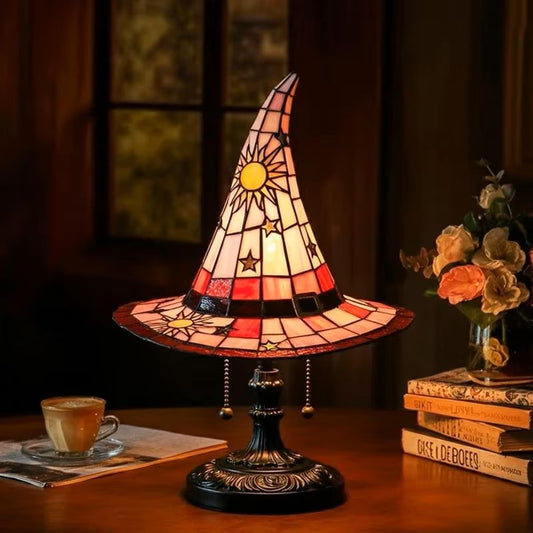 Lampe Chapeau de Magie Rouge