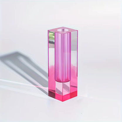 Vase en Acrylique Rose