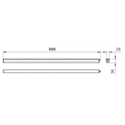 Réglette LED PHILIPS 15W Batten 90cm Raccordable